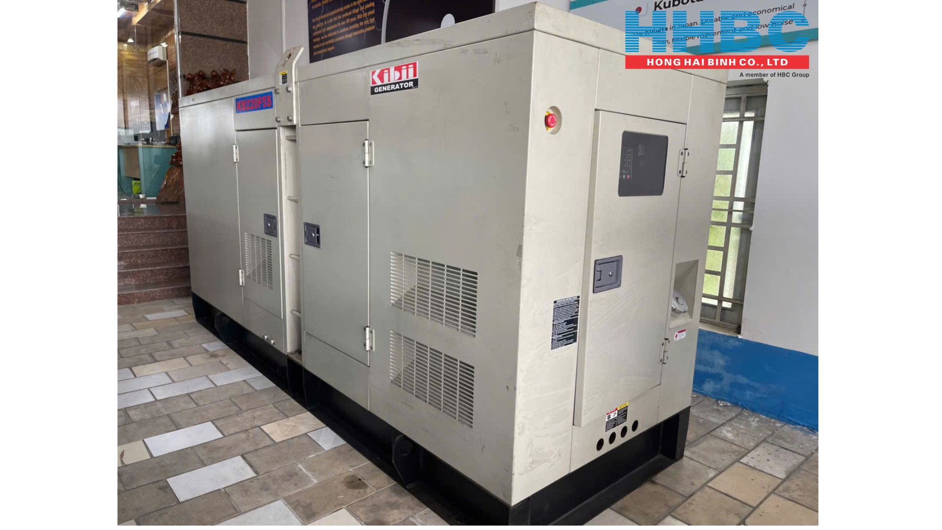 Máy phát điện dân dụng 200KVA tại HHBC