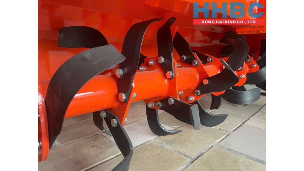 Dàn xới Kubota KRX176 trưng bày tại HHBC