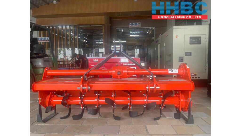 Dàn xới Kubota KRX176 trưng bày tại HHBC