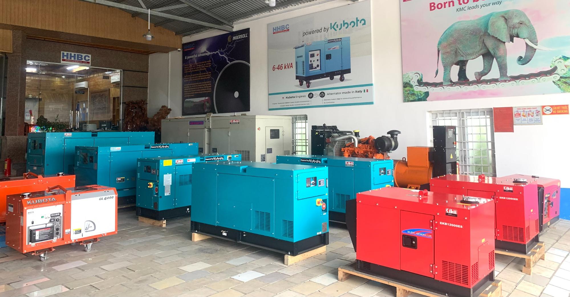 Máy phát điện tại Hồng Hải Bình
