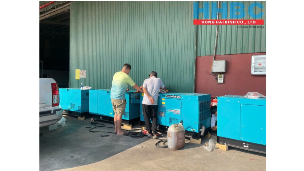 Bàn giao lắp đặt máy phát điện Kibii EXT25KFD