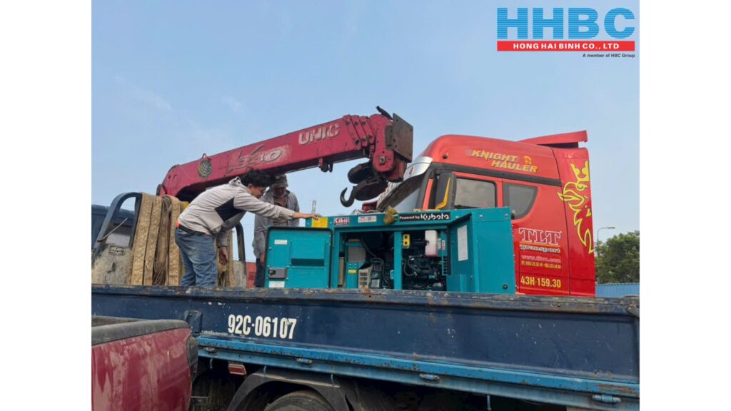 Bàn giao MPĐ Kibii EXT25KFD tại TP Đà Nẵng