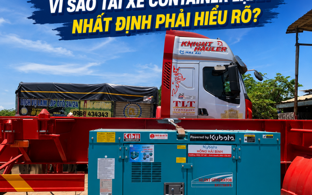 AVR MÁY PHÁT ĐIỆN LÀ GÌ? VÌ SAO TÀI XẾ CONTAINER LẠNH NHẤT ĐỊNH PHẢI HIỂU RÕ?