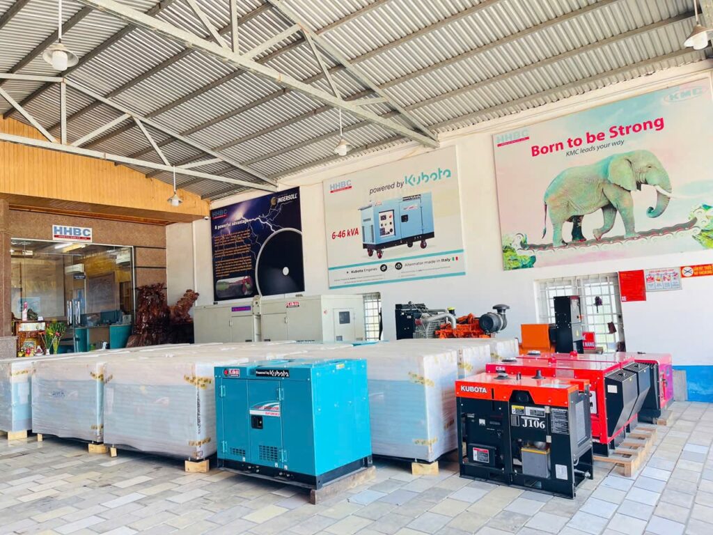 Hình ảnh máy phát điện xe container EXT25KFD tại Công ty TNHH MTV Hồng Hải Bình